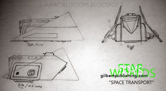 Space Transport Drawing